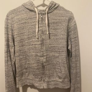 grey zip up